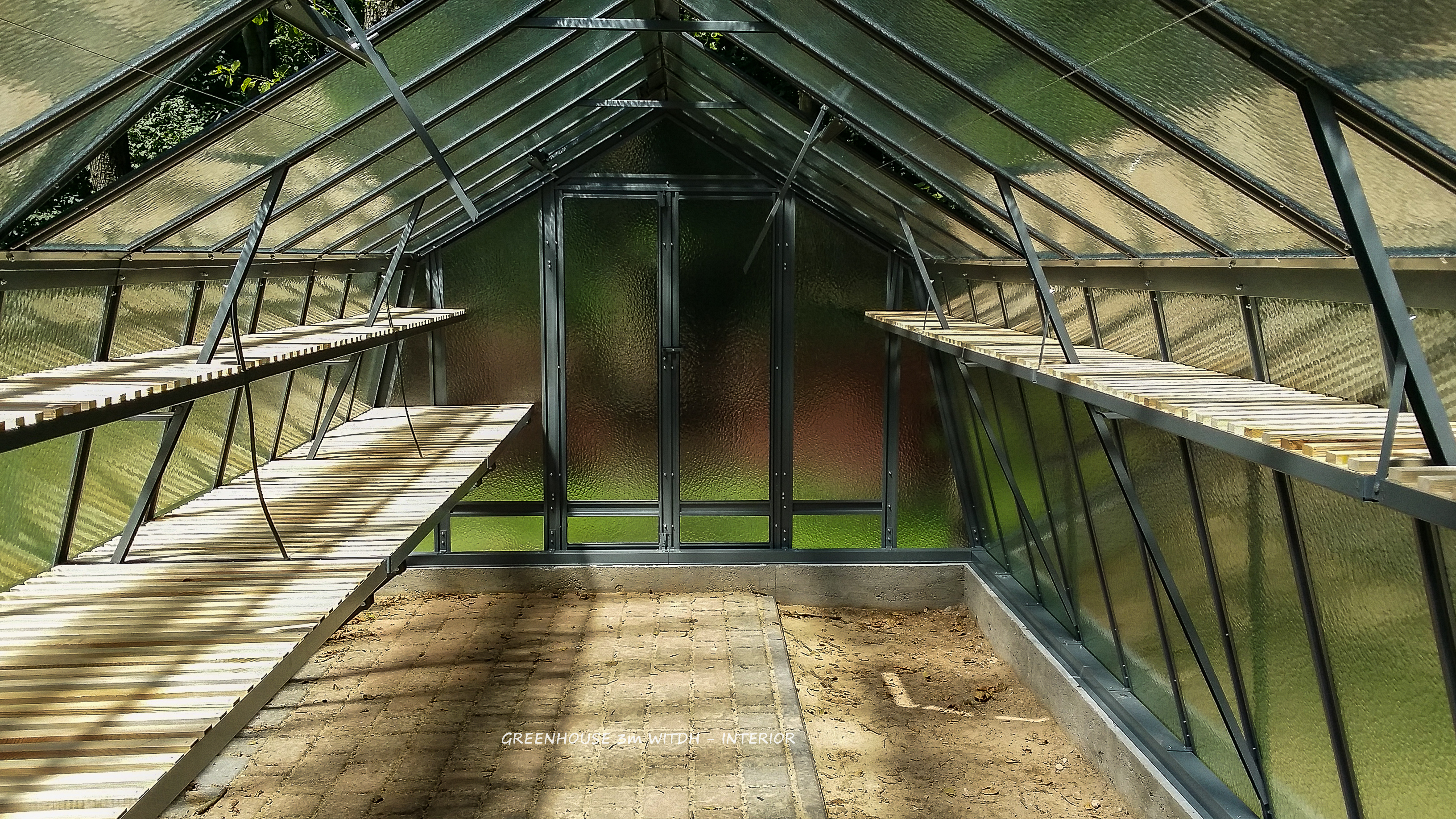 Serres de jardin en verre | Appui