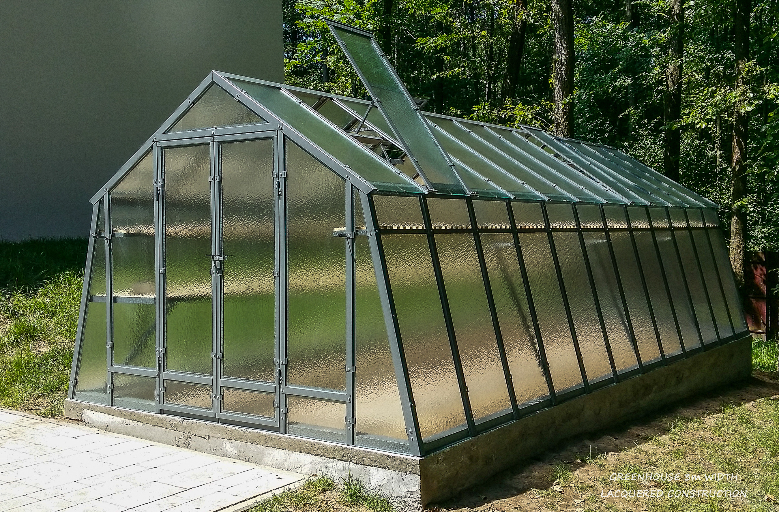 Serres de jardin en verre - Appui