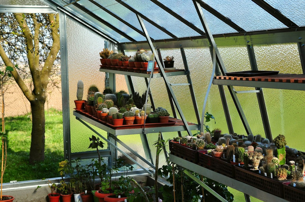 Serres de jardin en verre - Appui